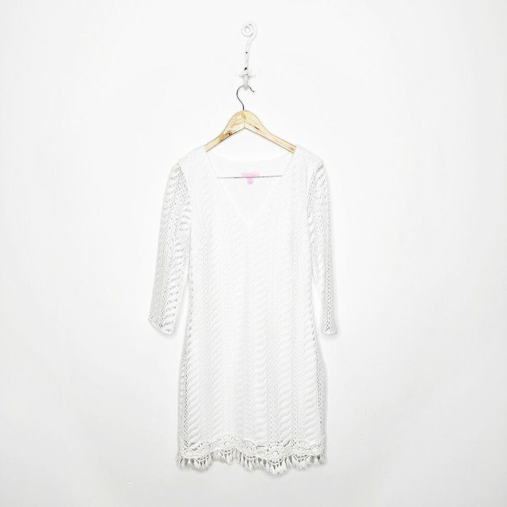 Lilly Pulitzer White Long Sleeve Dress